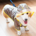 High quality fashion pet clothing waterproof raincoat pet